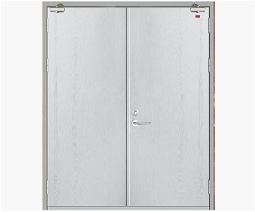 Grade C steel fireproof door